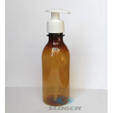 Fľaška 200 ml plast+dávkovacia pumpička