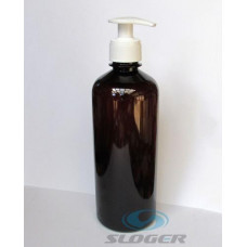 Liekovka 500 ml plastová hnedá+dávkovač
