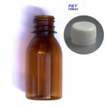 Liekovka 100 ml plast hnedá+uzáver Klasik.*