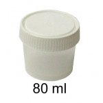 Akcia!Balík100ks Kelímok 80ml biely+uzáver *