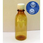 Liekovka 200 ml plast+uzáver Klasik biely+kvapát*