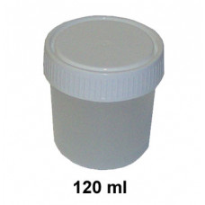 Kelímok na masť 120ml priehľadný+uzáver skrutk